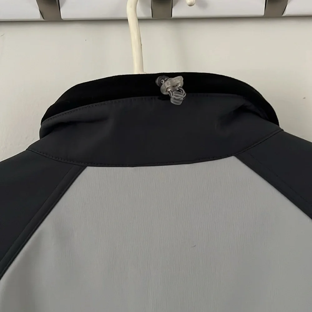 L.L. Bean Fleece lined neoprene wind breaker jacket - L - EUC - Picture 3 of 5